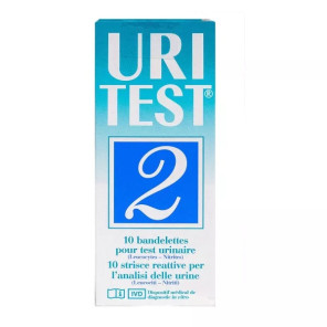 Uritest 2 10 Bandelettes Pour Test Urinaire