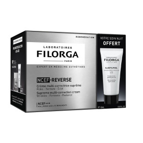 Filorga NCEF Reverse Crème 50Ml et Sleep and Peel 15Ml Offert
