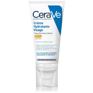 Cerave Crème Hydratante Visage SPF50 52Ml