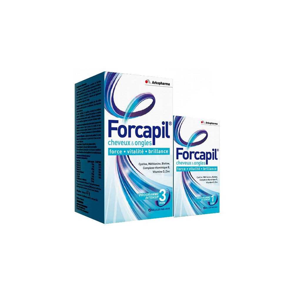 Arkopharma Forcapil complément alimentaire 180 + 60 Gélules pas cher 3ppharma