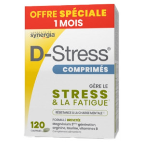 Synergia D-stress 120 comprimés