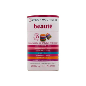 Upsa Nourished Gummies 7 en 1 Beauté Boite de 30