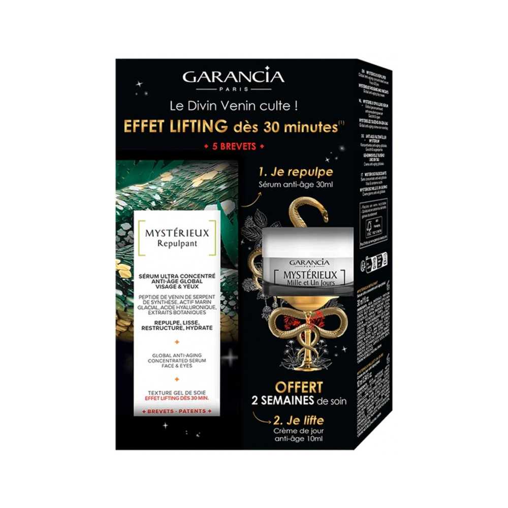 Garancia Mystérieux Repulpant 30Ml et Mystérieux 1001 Jours 10Ml Offert pas cher 3ppharma