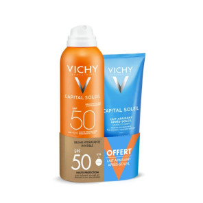 Vichy Solaires Brume SPF50 200Ml et Après Soleil 100Ml Offert