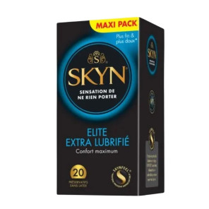 Manix Skyn Elite Préservatifs Extra Lubrifiés Boite de 20