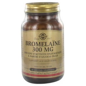 Solgar Bromélaïne 300 mg 60 Gélules Végétales