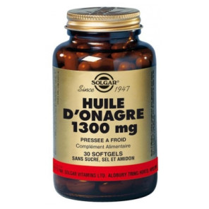 Solgar Huile d'Onagre 1300 mg 30 Gélules