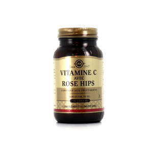 Solgar Vitamine C 500 mg avec Rose Hips 100 Comprimés