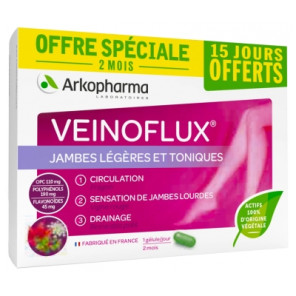 Arkopharma Veinoflux Jambes Légères Et Toniques 60 Gélules