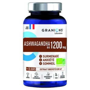 Granions Ashwagandha 1200 mg Bio 60 Comprimés
