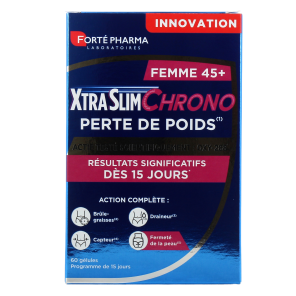 Forte Pharma Xtraslim Chrono Femme 45+ Perte de Poids 60 Gélules
