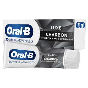 Oral B Dentifrice 3D White Advanced Charbon 75Ml