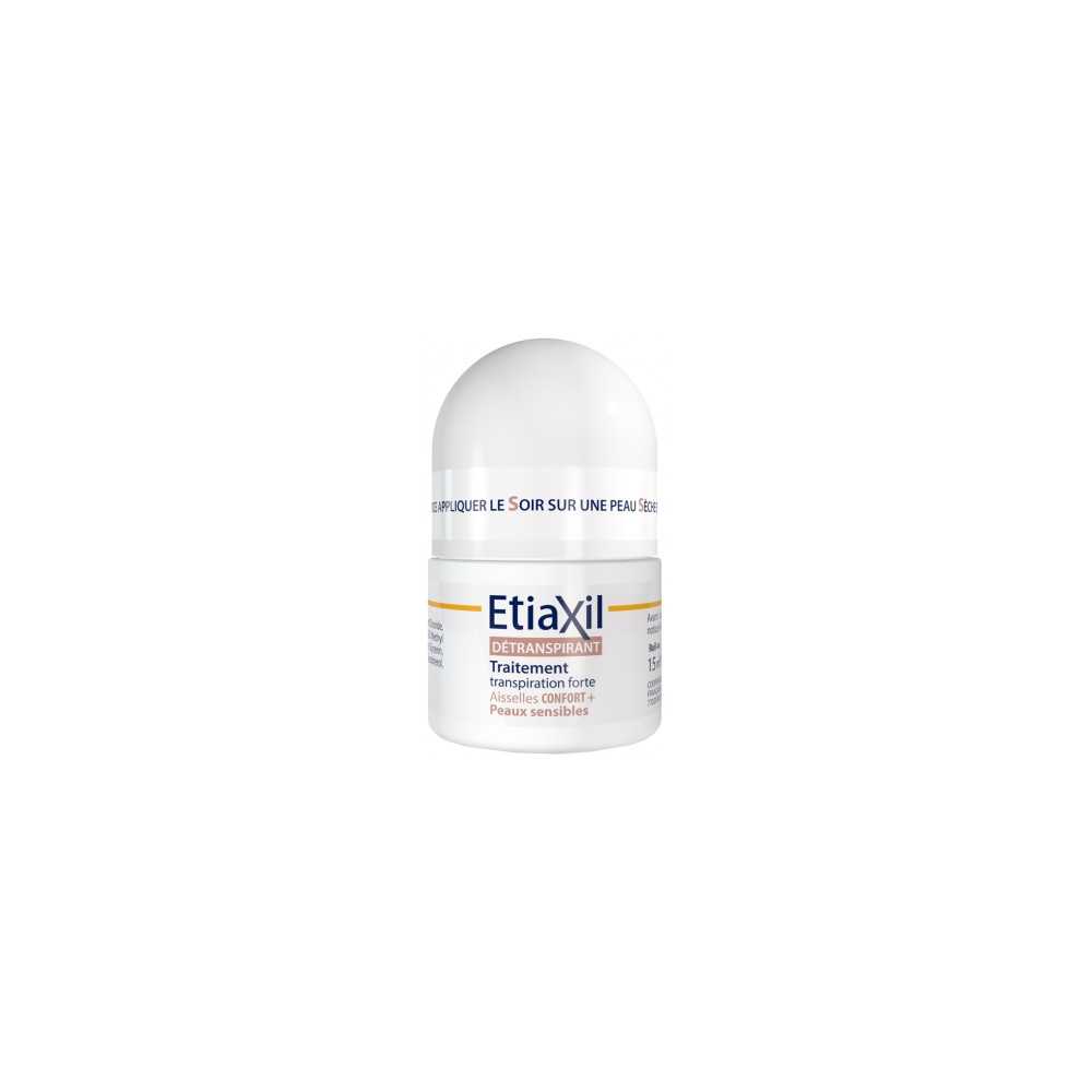 Etiaxil Traitement Détranspirant Confort+ Aisselles Peaux Sensibles Roll-On 15Ml pas cher 3ppharma